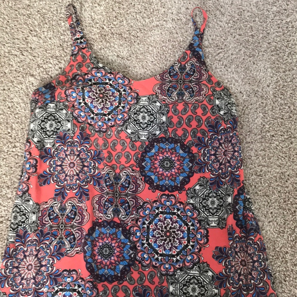 Paisley Cotton Slip Style Dress